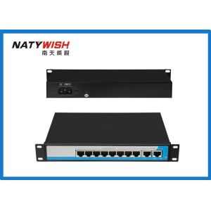 Lightweight Portable 8 Port Ethernet Switch 25.1*16.1*3.7cm For CCTV Security