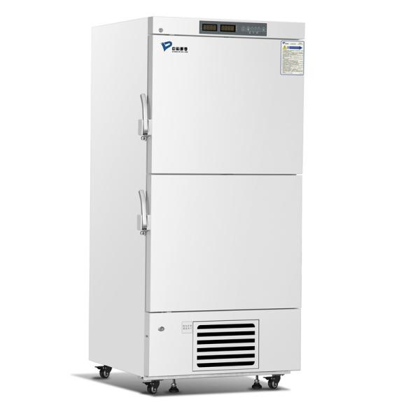 Double Independent Chambers Upright Medical Deep Vaccine Freezer Minus 25 Degree