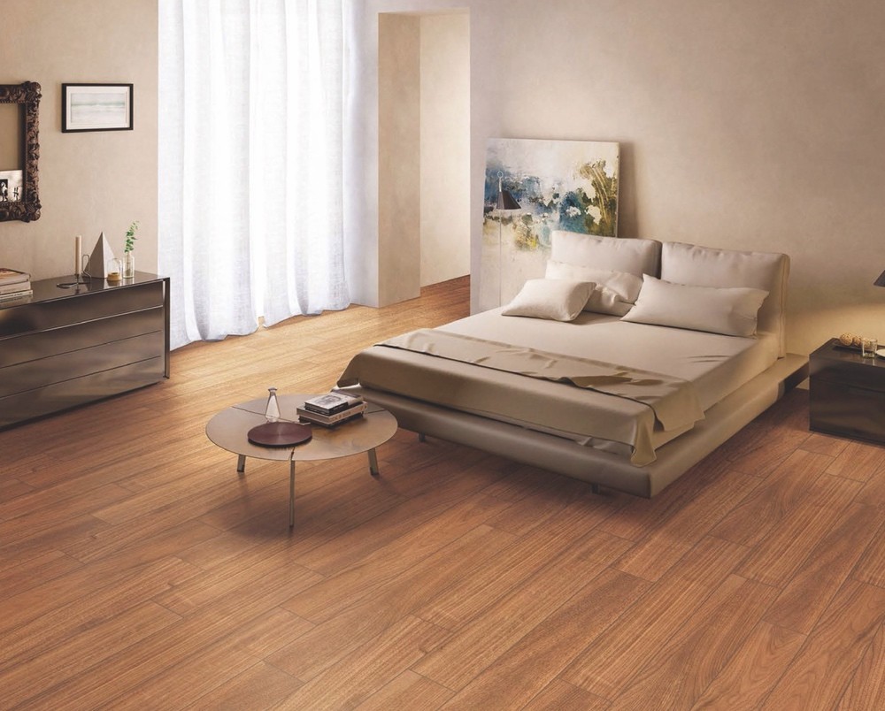 Moisture-Proof 150x900mm Gray And Brown Wooden Porcelain Strips For Home Decoration Non-Slip Inside Floor Strip