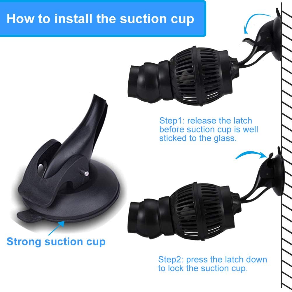 Rotatable Double Head Hygger 24W Aquarium Wave Maker