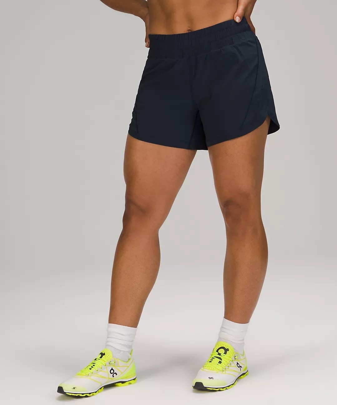Women'S Running Shorts And Workout Shorts Side With Zipper Pocket For Sports