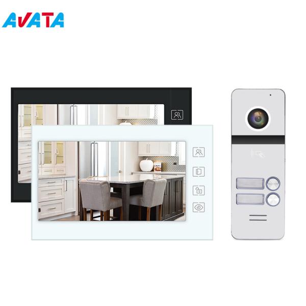 Metal Outdoor Panel 7 Inch Video Door Phone Intercom System for Villa Apartment