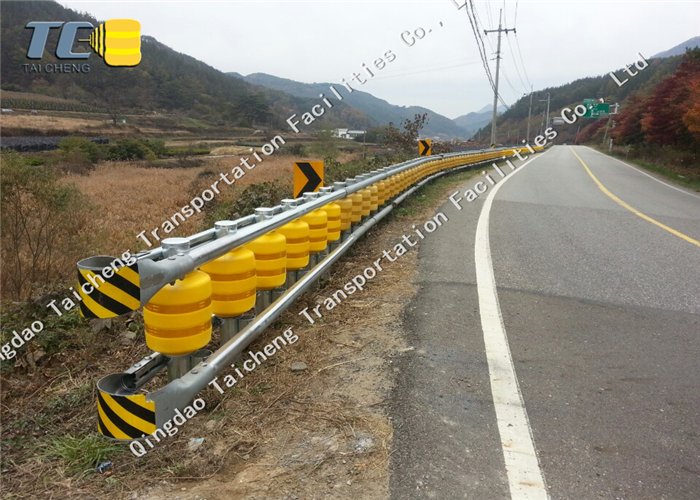 EVA Safety Rolling Barrier With Galvanized Beam