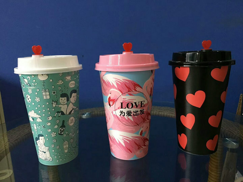 Eco-Friendly Food Grade Plastic Cups Dia 90* Height 177 mm Customized Color