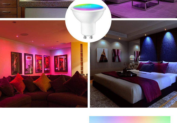 2700K-6500K GU10 Smart Bulb 450lm Smart Led Spotlight 5W For Bedroom