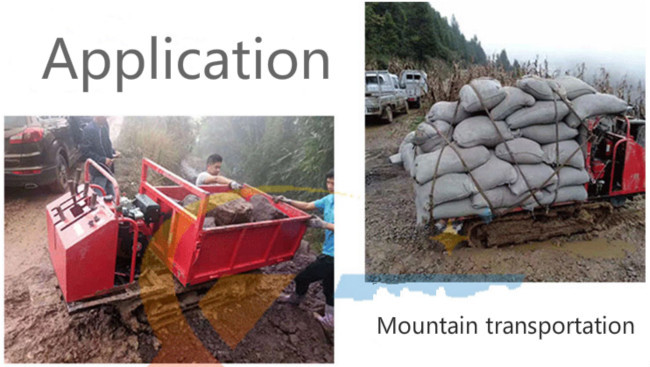 Mining Self Unloading 1.5Ton Track Transporter