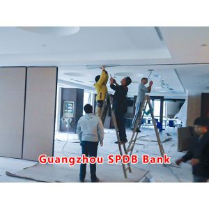 Guangzhou SPD Bank | Operable Movable Partition Wall with 105CM Thickness and