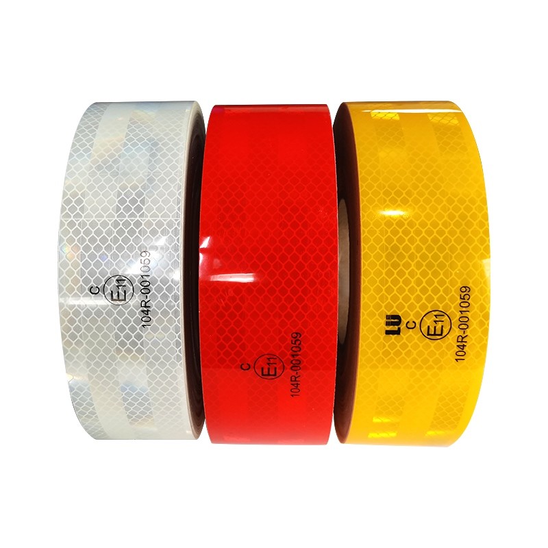 Hi Viz High Brightness Retro Reflective Tape Roll Conspicuity Markings
