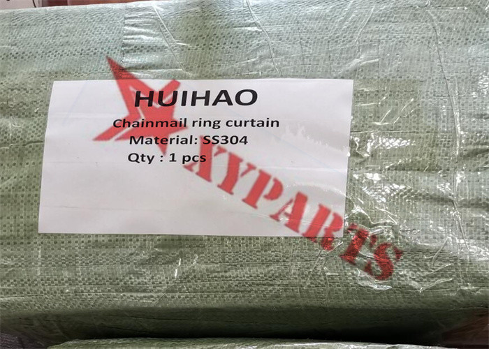 Welded Type Stainless Steel Chain Mail Ring Mesh Drapes By 7mm Mesh