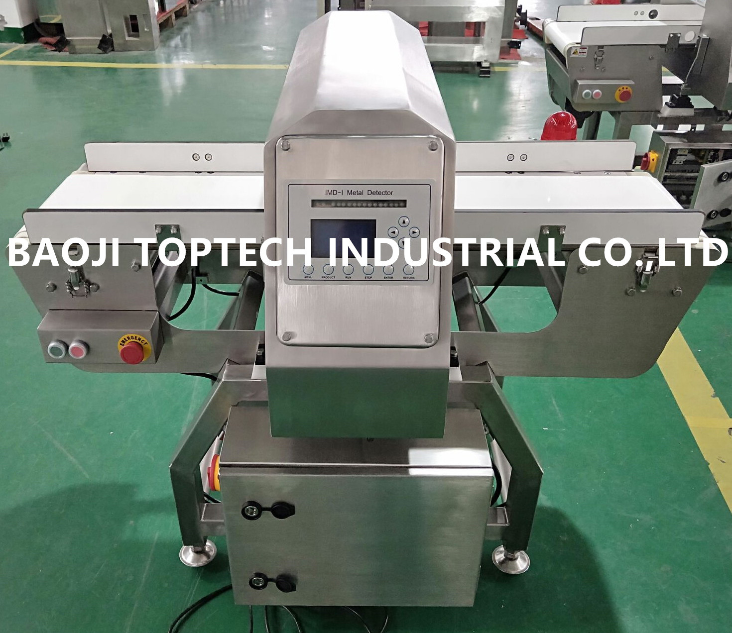 High Accuracy Conveyor Tunnel Metal Detector for Foods (factory price)