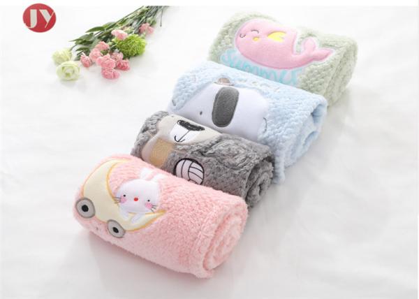 so Warm soft Microfiber Mesh Plush Baby Blanket Customized Size 102*76cm Living