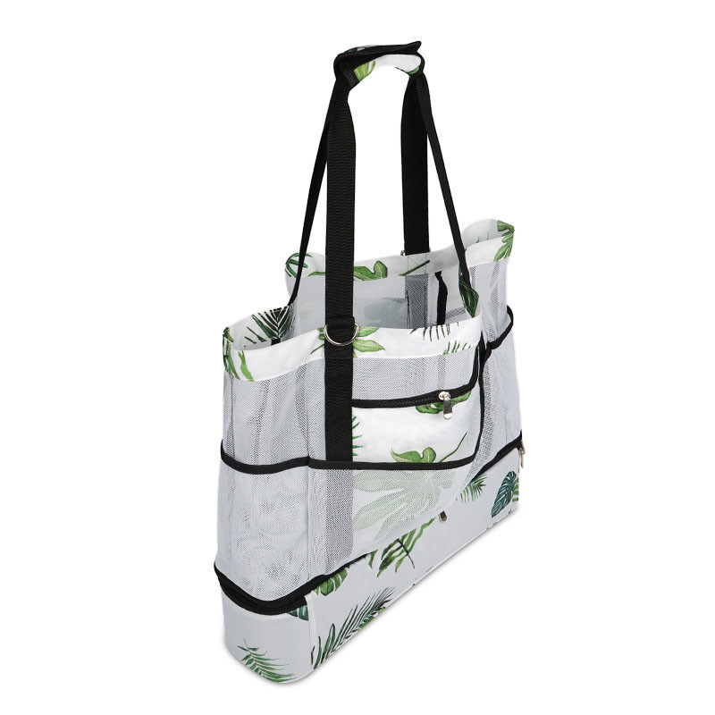 Ice Pack All Over Print Portable Beach Bag With Double Layer