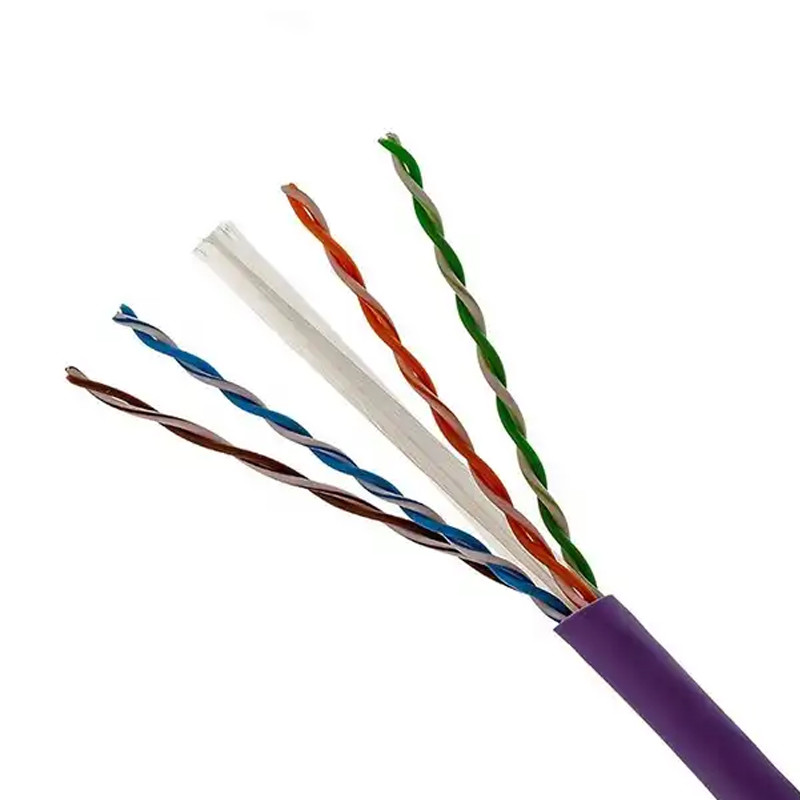 100Mbps Cat6 Unshielded Cable -20 To 60°C Temperature Rating Cable Gauge 23 AWG