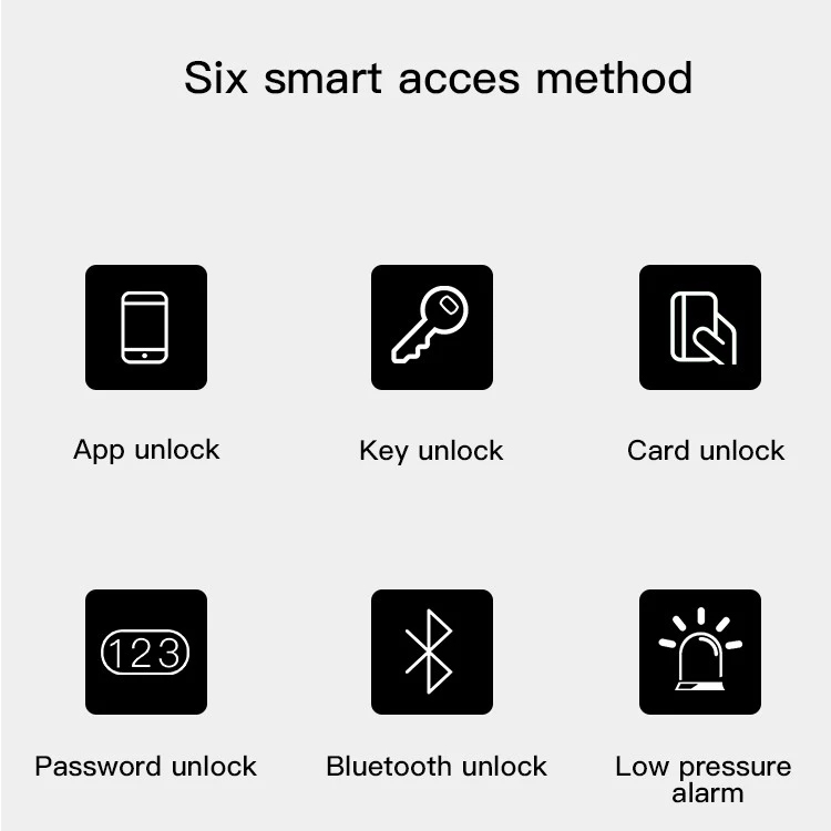 Hotel Bedroom Door Locks / Electronic Smart Door Lock With App