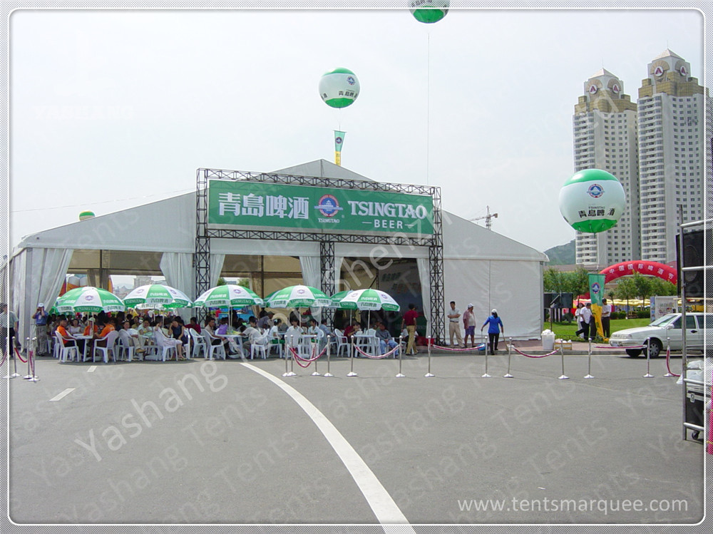 20 x 20 Metal Frame Outside White Event Tent Strong Marquee For Festival Celebration