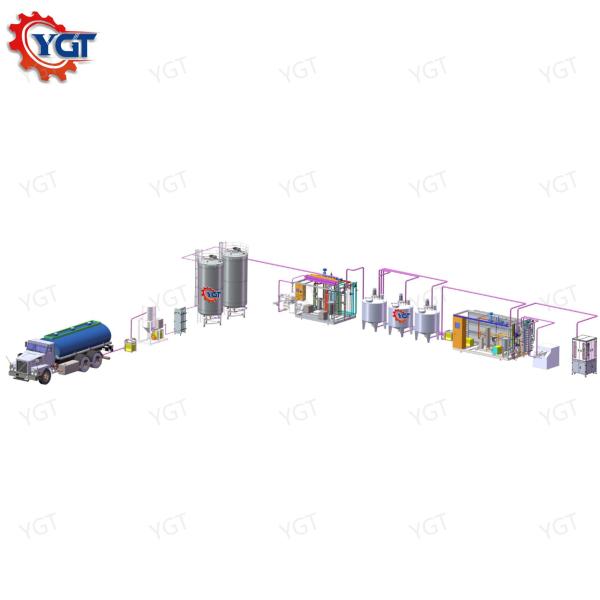 Hot Sale Customized Complete UHT Milk Processing Line 2-20T/H With PLC Full