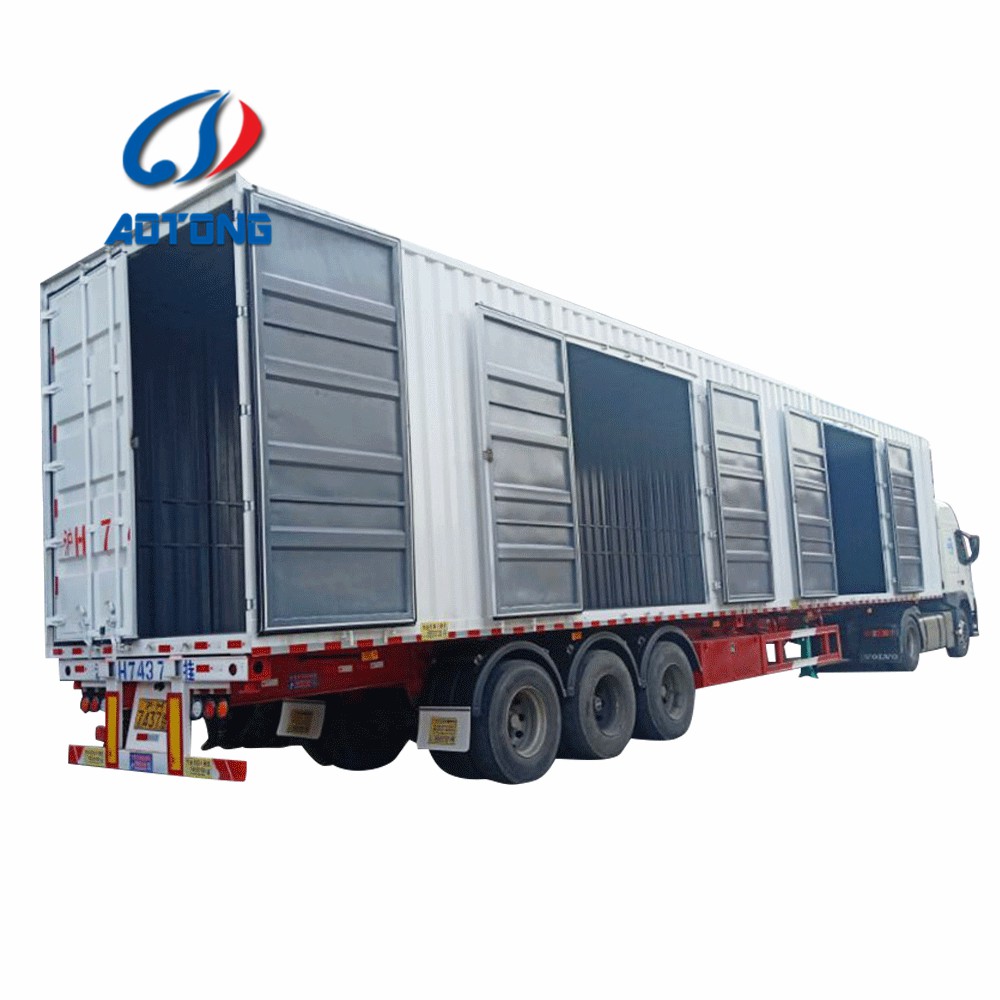 Double Deck 3-axle Steel Animal Transport Storehouse Bars Semi Trailer Superior Design