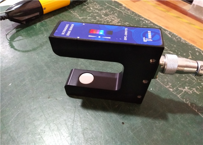 Ultrasonic Edge Sensor Web Guiding System For Transparent Material In Film Slitting For Face Mask Machine