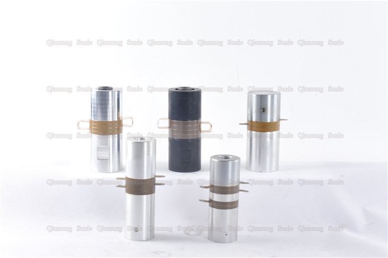 Welding Process High Frequency Ultrasound Transducer With PZT8 Ceramics Middle Aluminum Type