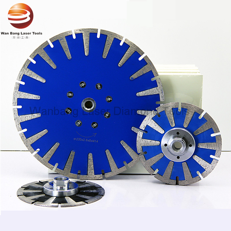 General Purpose 230mm Sintered T Segment Saw Blade With Deep Protective Teeth