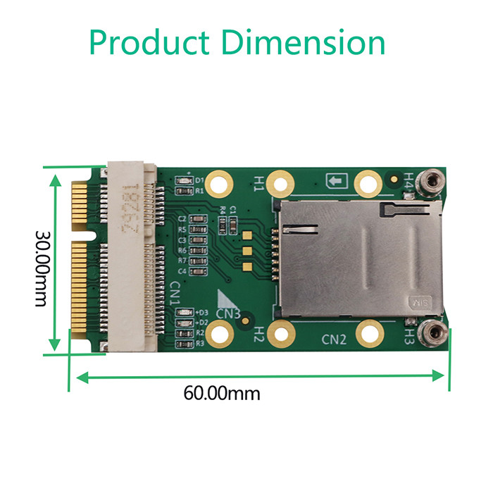 CDMA 3G/4G WWAN LTE Mini Pcie Graphics Card FCC 1x Screwdriver