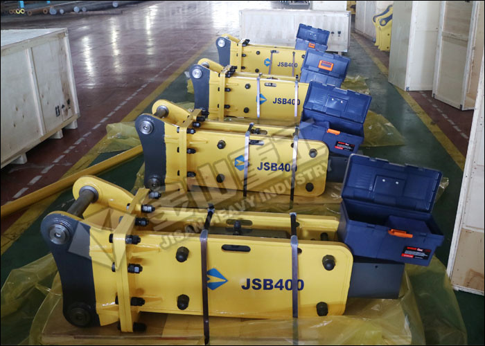 Okada Excavator Hammer Rock Breaker Attachment 290 Kg Hydraulic Breaker Mini Excavator Jack Hammer For Hyundai R55 R60