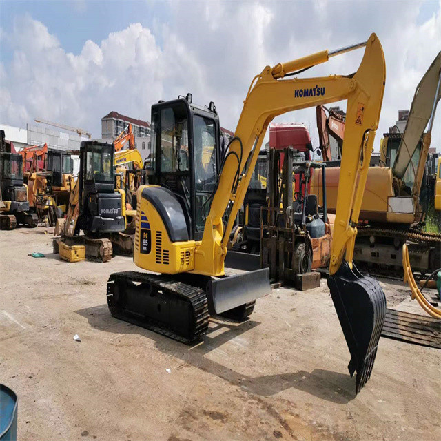 High quality 6 tons used Japan imported Komatsu pc 55 MR crawler excavator with lower working hours