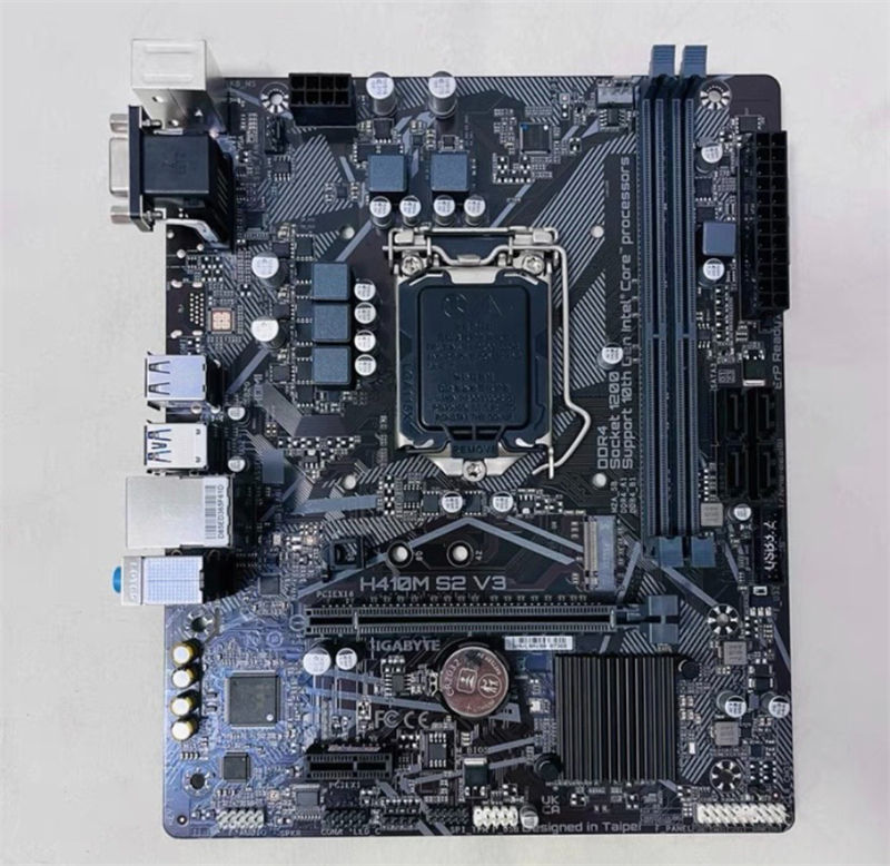 Customized motherboard H410M S2 V3 mainboard support I5/I7/I9 processors support LGA1200 desktop office computer mainboard
