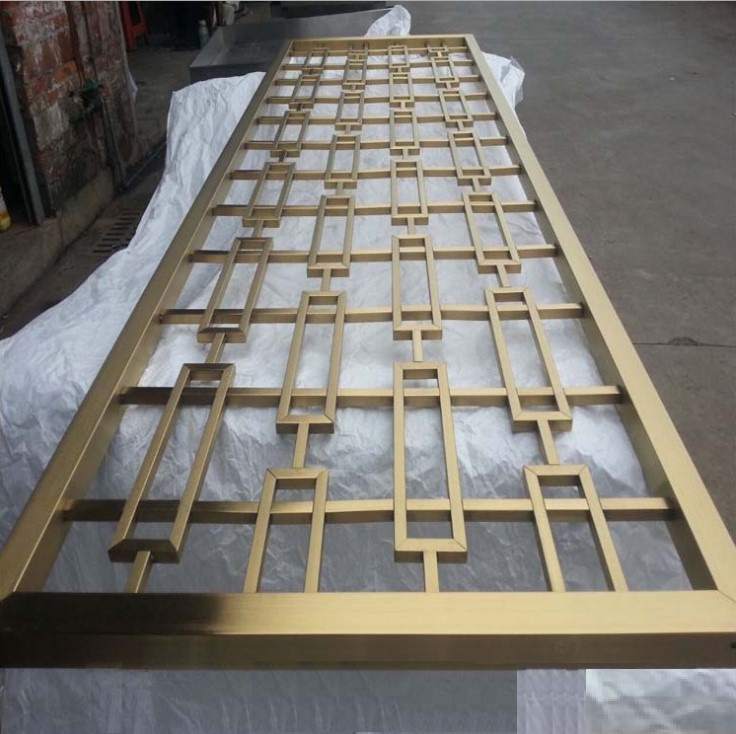 Chinese style metal folding room dividers partitions screen portable