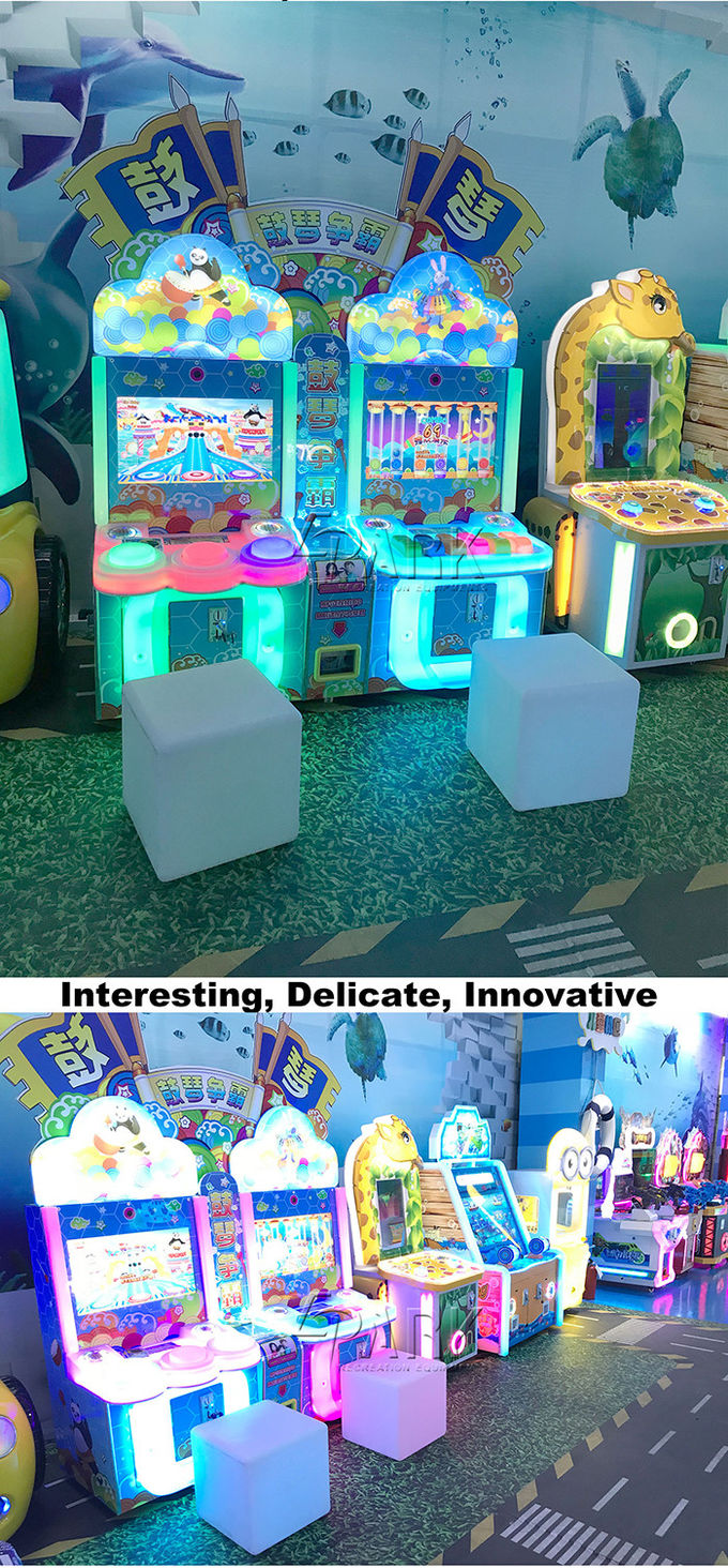 1 Player Coin Operated Arcade Machines , Magic Drum And Piano Music Game Machine