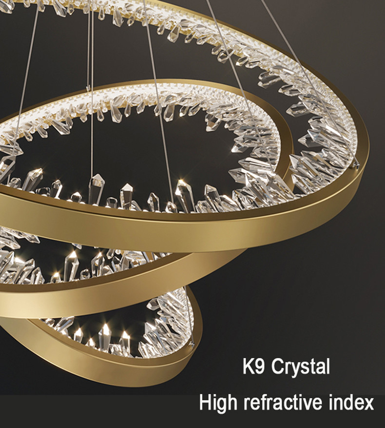 Modern Creative Crystal Chandelier Living Room Home Indoor Luxury Chandelier(WH-MI-402)