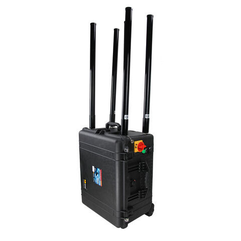 Military/Police/Government/Convoy Signal Jammer Portable Pelican Jammer Jamming Range:500-1000M 460W