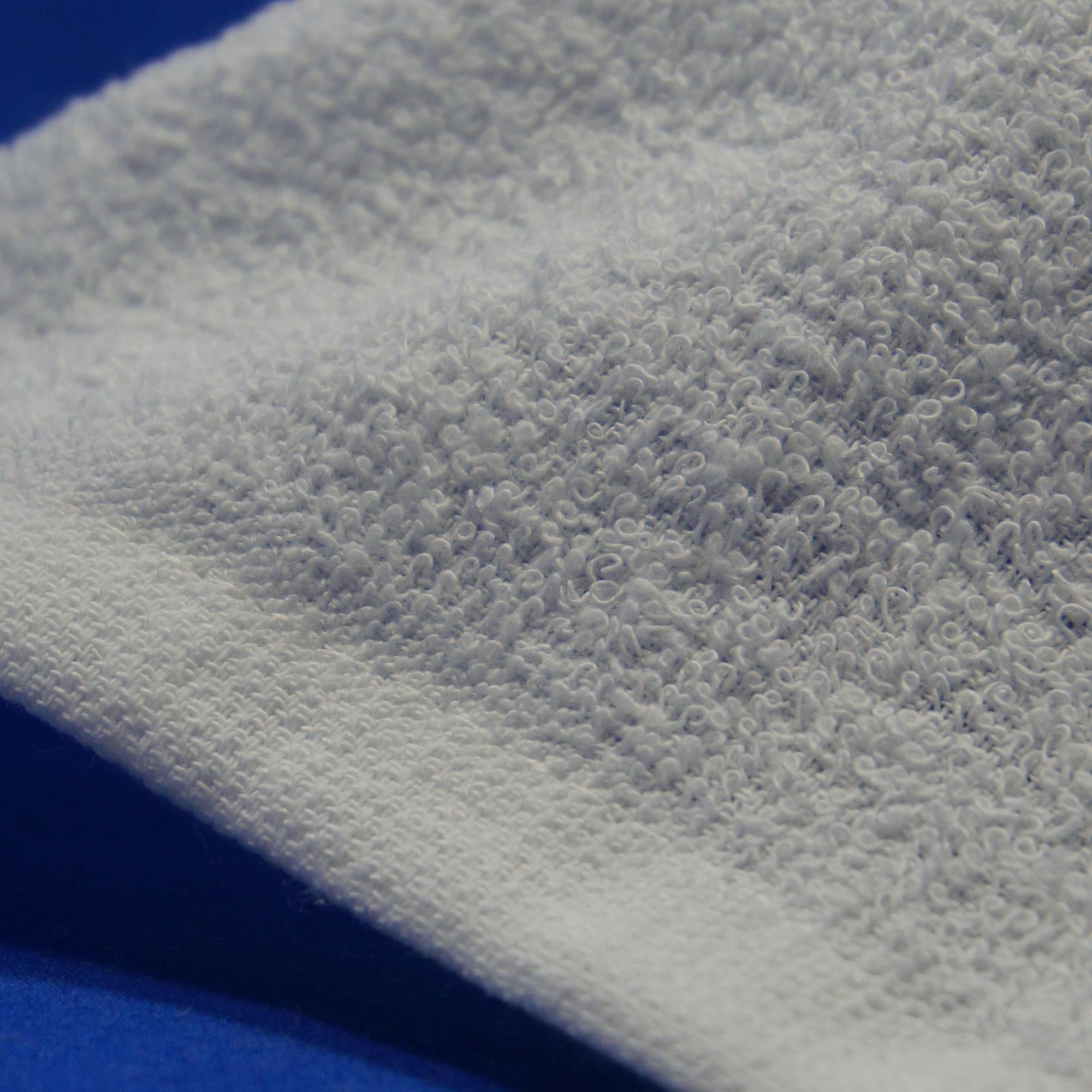 bright white rolled scented Disposable cotton airline towel in tray