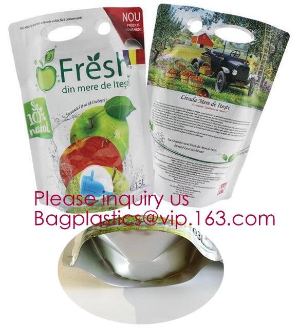 2L 3L 5L plastic valve wine bag in box water dispenser laminated aluminum bib bag in box wine dispenser bag bagease pack