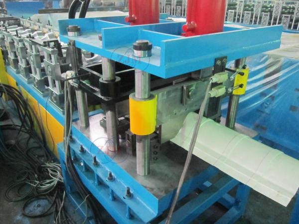 0.3-0.8mm Pre-painted Steel Ridge Capping Roof Panel Roll Forming Machine High