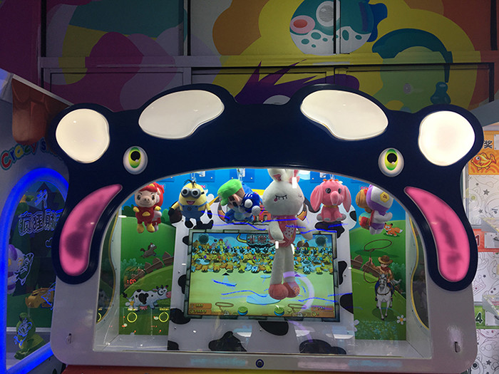 Catch Cows Kids Coin Operated Game Machine India Arcade Amusement Game