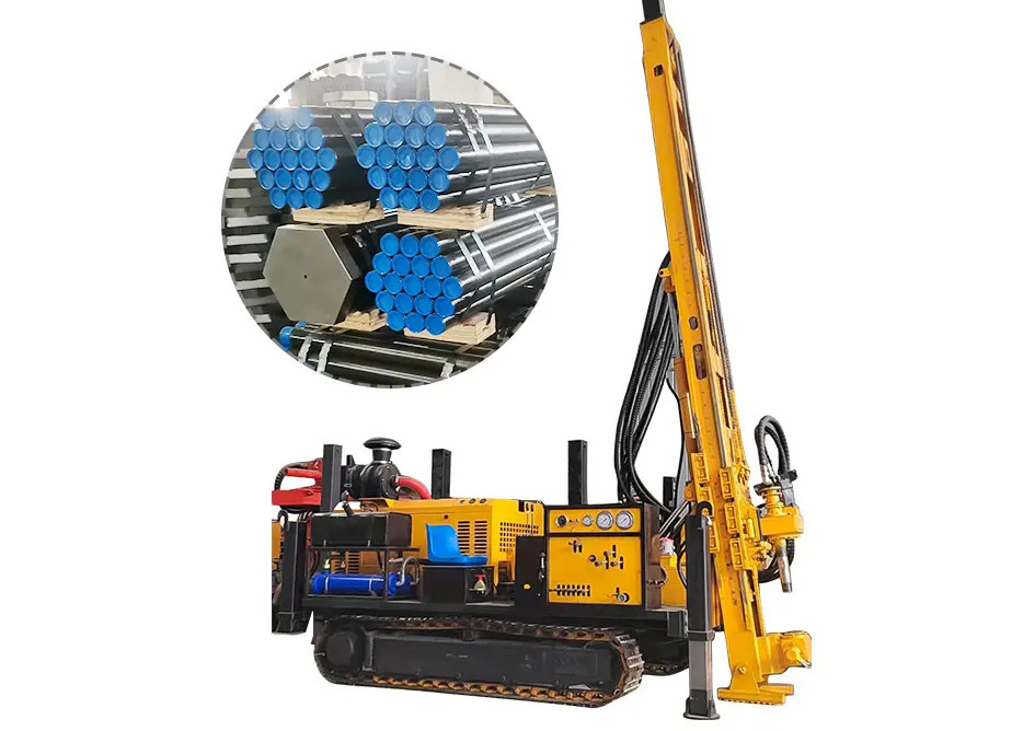 Mining Exploration Rc Drilling Rig 8500 Rotation Torque Crawler Mounted