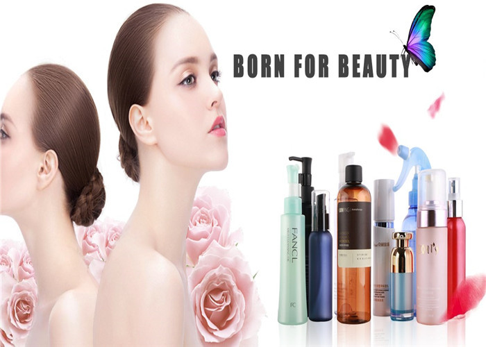 Black Blue 15 80ml Cosmetic Cream Bottle With Pump OEM UV Coating Acrylic