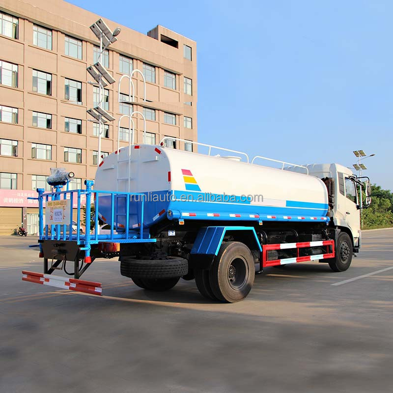 DFAC DongFeng15000 Litres Water Bowser Sprinkle Truck Watering Cart Water Tanker Truck With Cheap Price