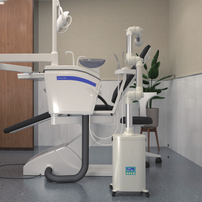 UV dental clinic external oral aerosol suction machine,aerosol suction UV disinfection extractor for droplets