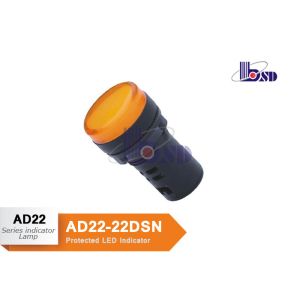 Orange Led Indicator Lamp / Led Panel Indicator Lights Low Consumption