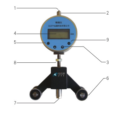 Hand Held Roller Gap Measuring Instrument Tool Continuous Casting