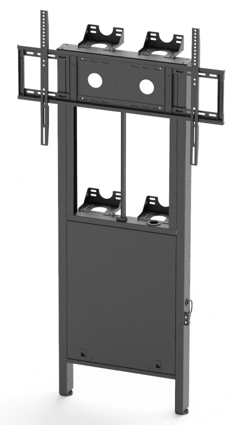 Adjustable Height Interactive Flat Panel Stand For Floor/ Wall Mounting Smart TV Touch Monitos