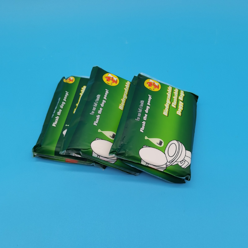 Pet Poop Bag Biodegradable Custom Label Dog Poop Waste Disposal Bag