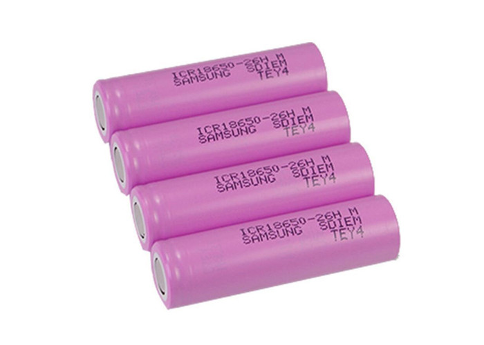 ICR18650-26HM 18650 Power Cell , 3.6V 2600mAh Lithium Ion Rechargeable Battery Cell
