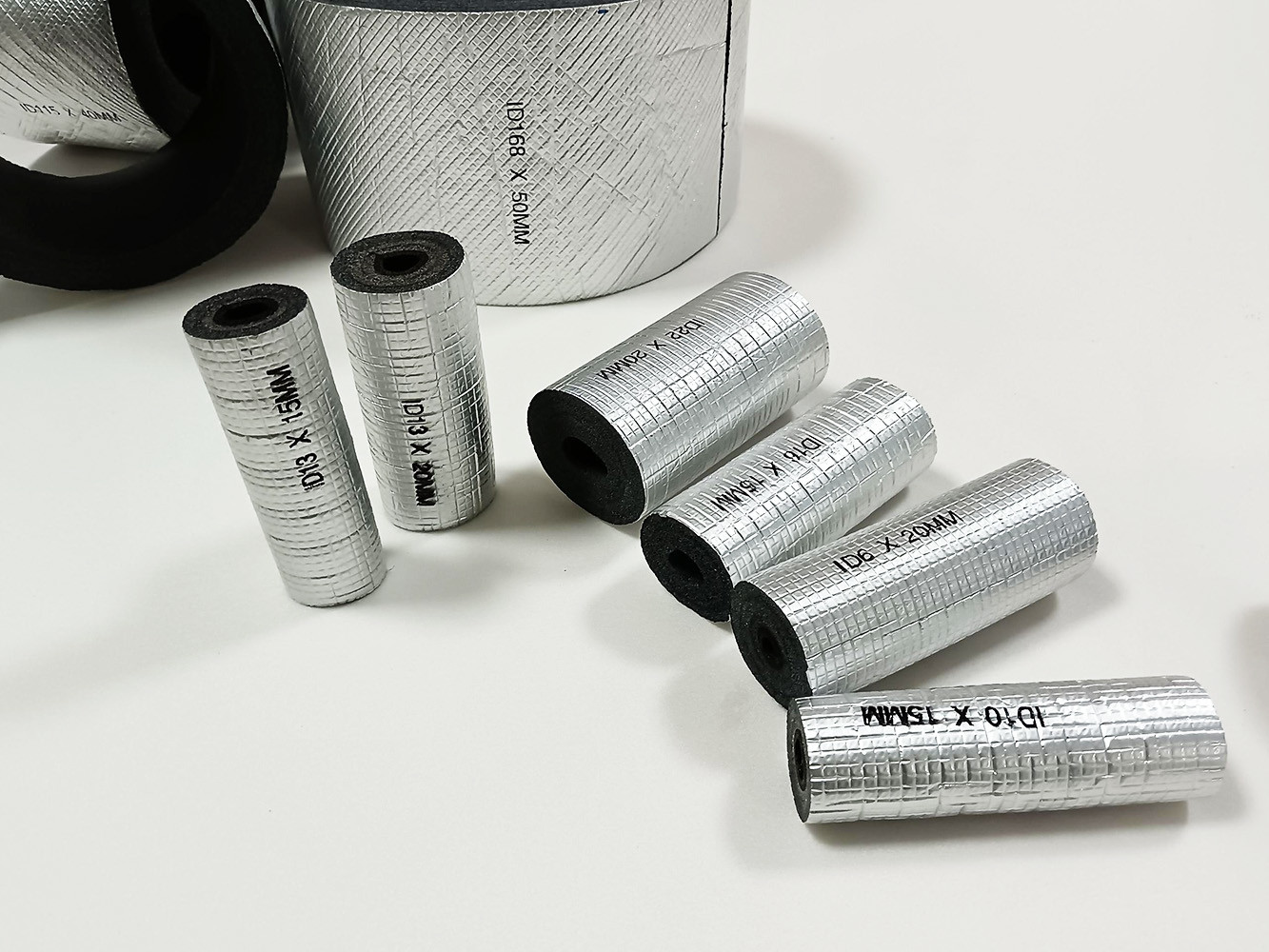 Greenthermal Foil XPE Foam Tube LS For Pipes Insulation Indoor Applleation