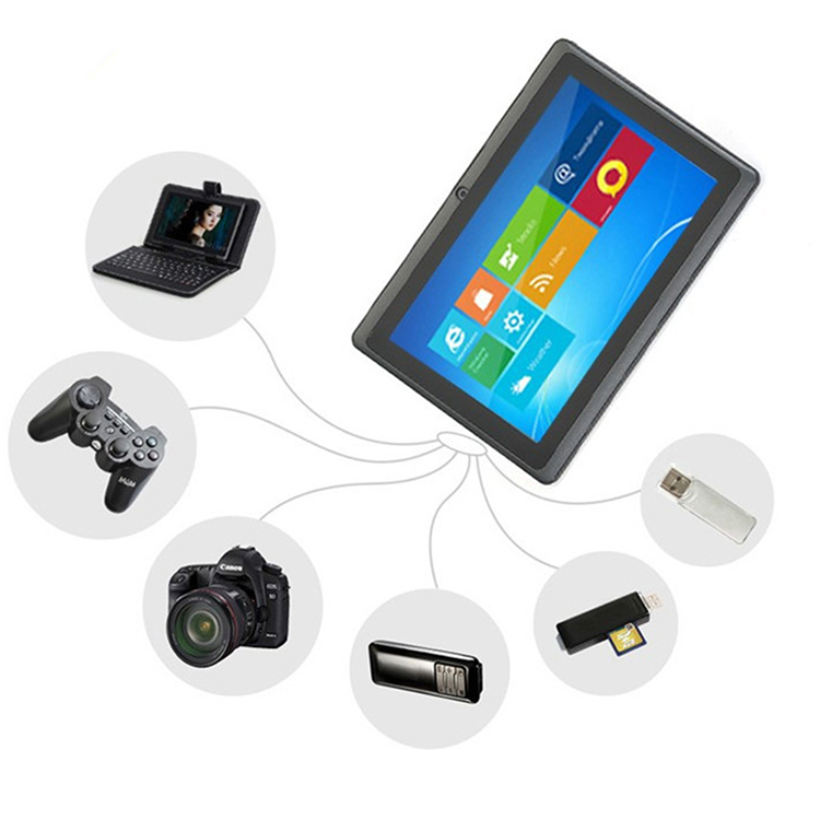 Quad Core Wifi 7 Inch All In One Android Tablet Capacitive Screen