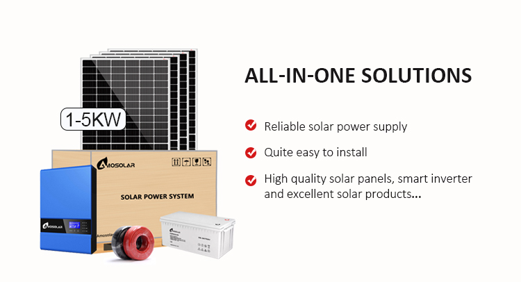 Amosolar Customized Residential Energy Storage System with Lead Acid/LiFePO4 Battery