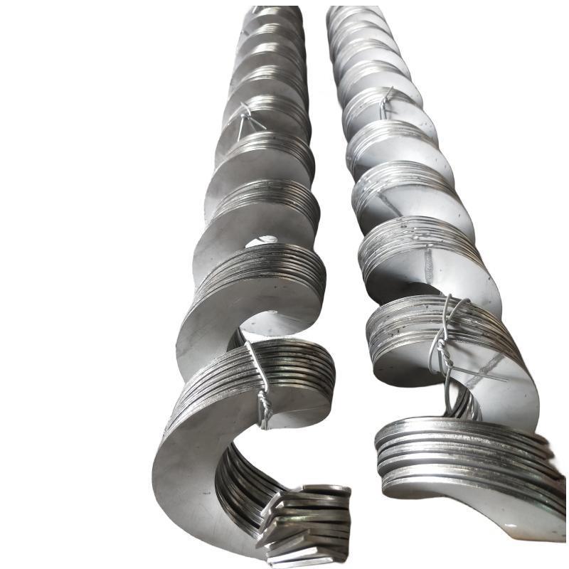 Carbon Steel Q235 Shaftless Painting Spiral Flight Blade Auger Screw