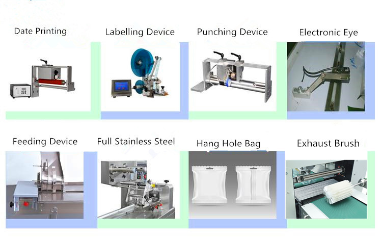 Rotary Automatic Horizontal Flow Pack Machine With Pulling Film Upward